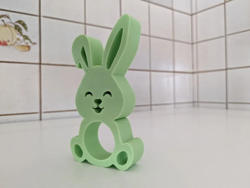 Thỏ Easter trang trí/giữ khăn ăn (Easter bunny napkin decoration rabbit) - Image 2