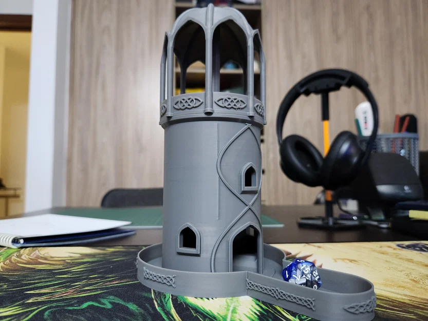 Tháp thả xúc xắc phong cách Elf (Elven-inspired dice tower) - Image 1