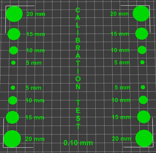 Bài test Calibration Retraction, Adhesion & First Layer (Calibration Test Circular) - Image 1
