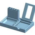 Khay sắp xếp bàn làm việc kèm giá đỡ điện thoại (Desktop Organizer With Phone Stand) - Thumbnail 2