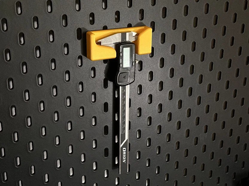 Giá treo thước kẹp Caliper cho bảng IKEA Skådis in 3D - Image 1