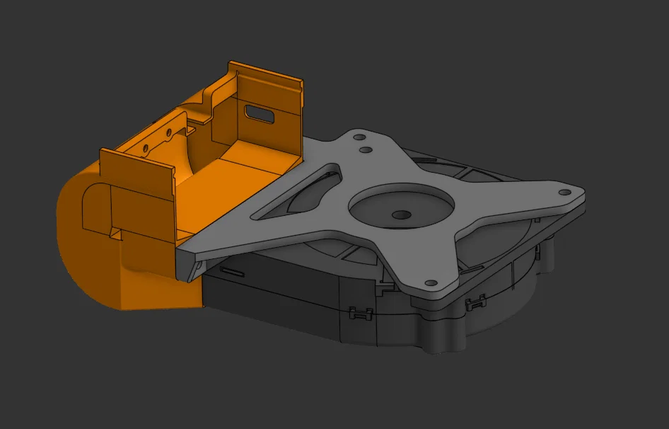 Ống gió (Fanshroud) blower 120mm cho Nvidia Tesla K80 - Image 2