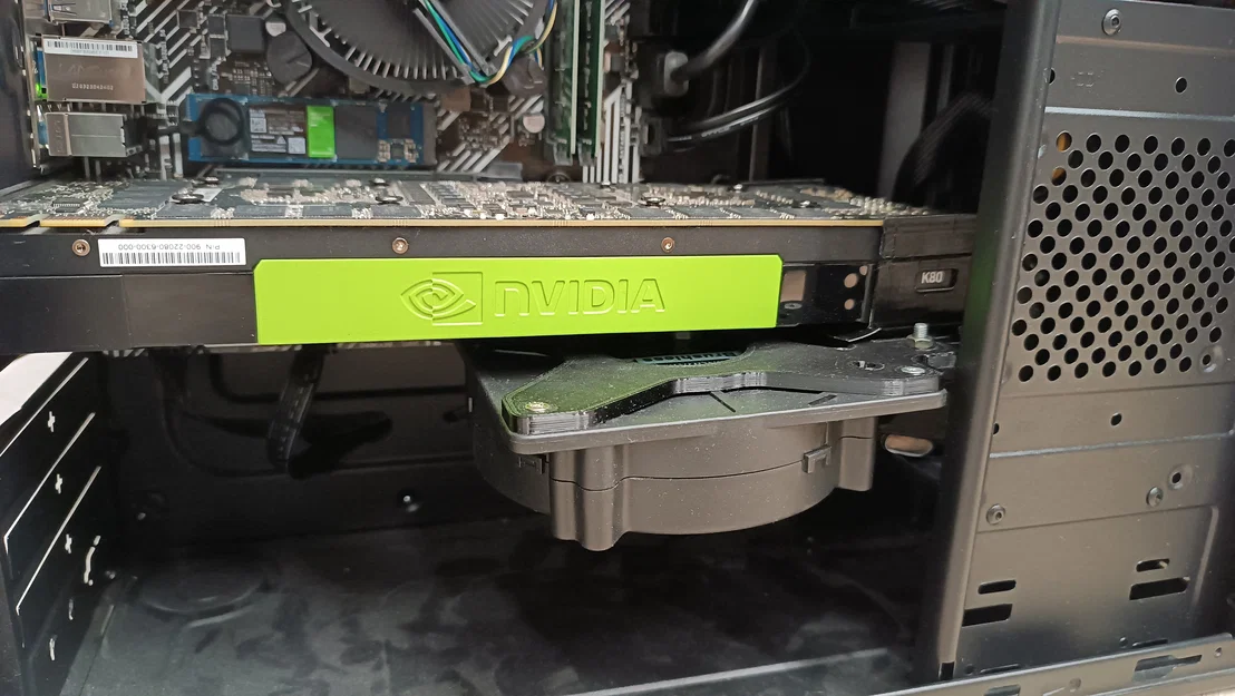 Ống gió (Fanshroud) blower 120mm cho Nvidia Tesla K80 - Image 6