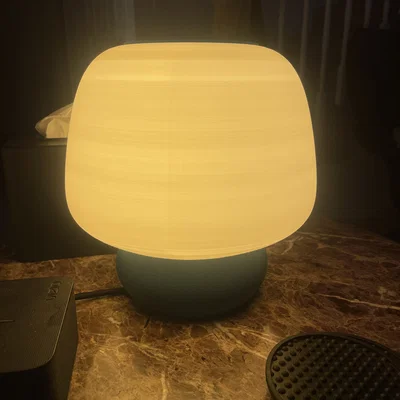 Đèn Nấm (Mushroom Lamp) Trừu Tượng In 3D