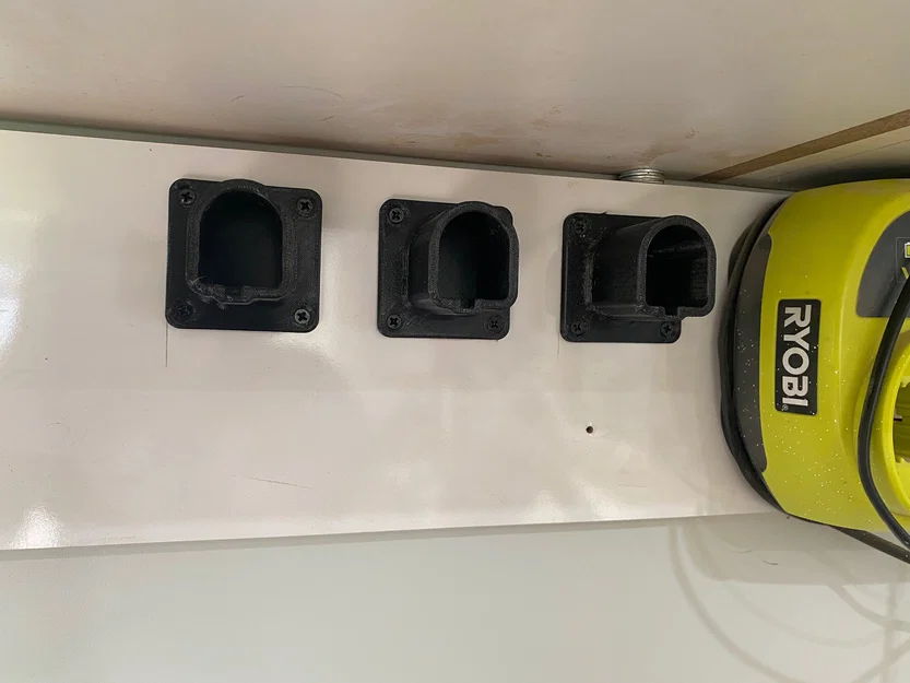 Giá treo pin Ryobi 18V - Phụ kiện 3D gọn gàng cho xưởng làm việc - Image 3