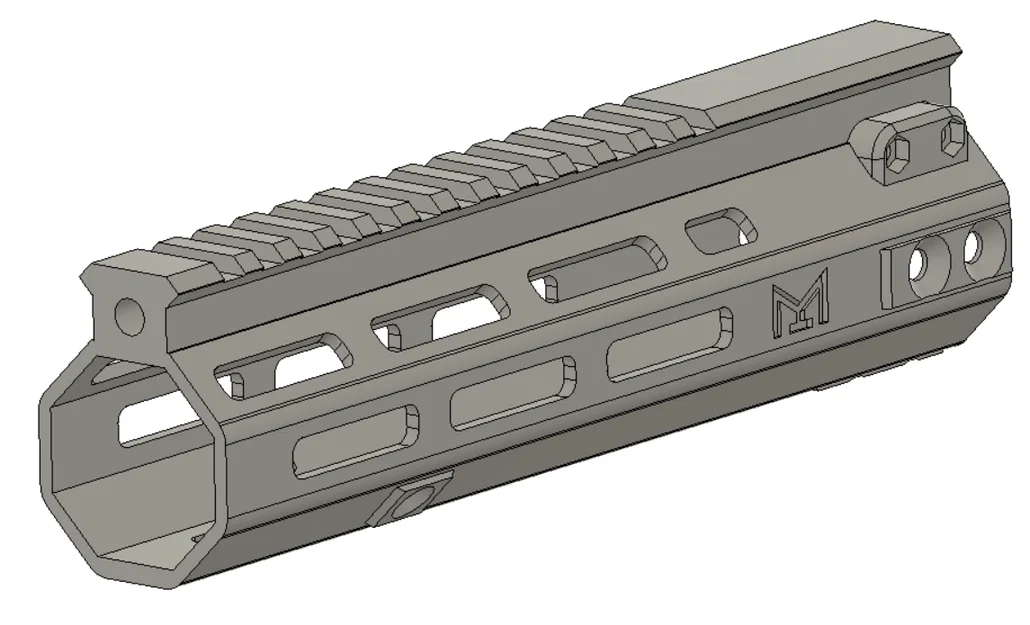 Bản remix handguard PAAR15 V4 MLOK - Image 2