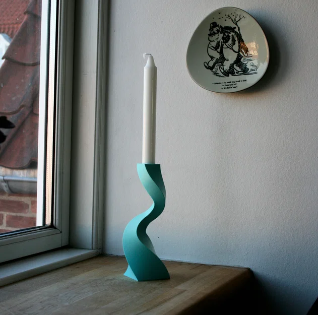 Chân nến Candle V3 - Mẫu giá đỡ nến 3D nghệ thuật hiện đại - Image 1