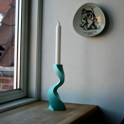 Chân nến Candle V3 - Mẫu giá đỡ nến 3D nghệ thuật hiện đại