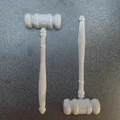 Mô hình búa đấu giá (Auction Gavel) in 3D đẹp mắt - Thumbnail 4