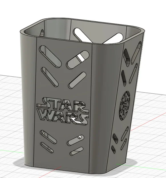 Ống cắm bút Star Wars (Star Wars Pen Holder) in 3D độc đáo - Image 1