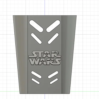 Ống cắm bút Star Wars (Star Wars Pen Holder) in 3D độc đáo