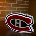 Hộp đèn LED logo Montreal Canadiens - Thumbnail 1