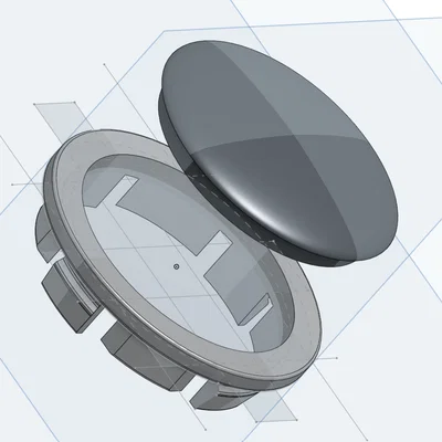 Nắp chụp tâm mâm VW Passat/Golf (Wheel Center Hub Cap)