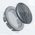 Nắp chụp tâm mâm VW Passat/Golf (Wheel Center Hub Cap) - Thumbnail 3