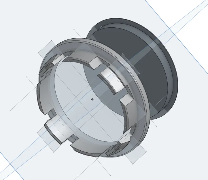 Nắp chụp tâm mâm VW Passat/Golf (Wheel Center Hub Cap) - Image 4