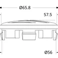 Nắp chụp tâm mâm VW Passat/Golf (Wheel Center Hub Cap) - Thumbnail 7