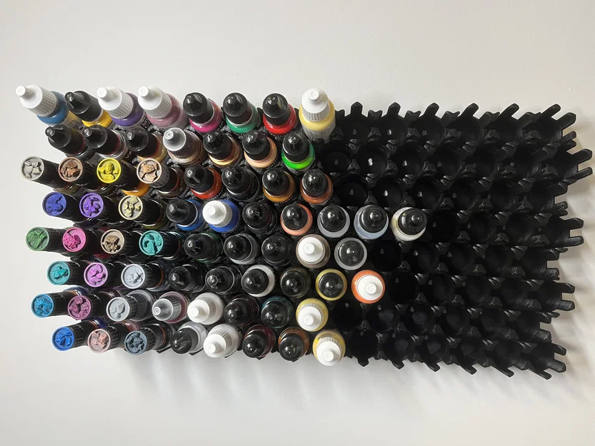 Ultimate Hex Paint Holder – Hệ thống giá treo tường cho sơn - Image 1
