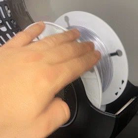 Mod trục spool SUNLU S2: bearing mỏng/rộng, lỗ lớn, không che sensor