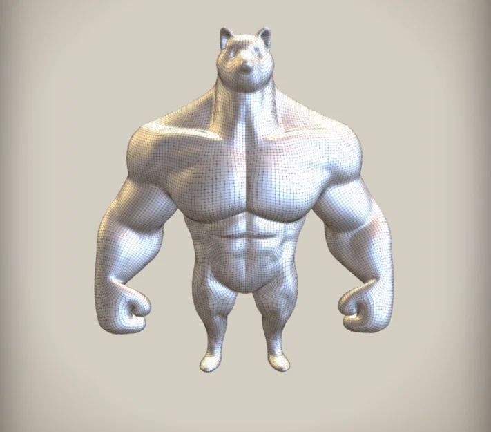 Mô hình Shiba-inu cơ bắp (Swole Doge) - In 3D cực chất - Image 8