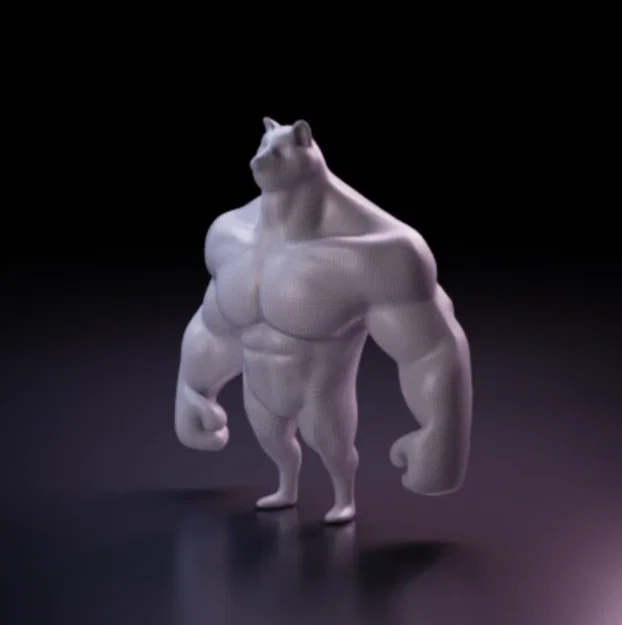 Mô hình Shiba-inu cơ bắp (Swole Doge) - In 3D cực chất - Image 9