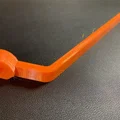 Bộ tay gạt xả nước bồn cầu với cần gạt góc - Thumbnail 4