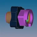 Bộ tay gạt xả nước bồn cầu với cần gạt góc - Thumbnail 16