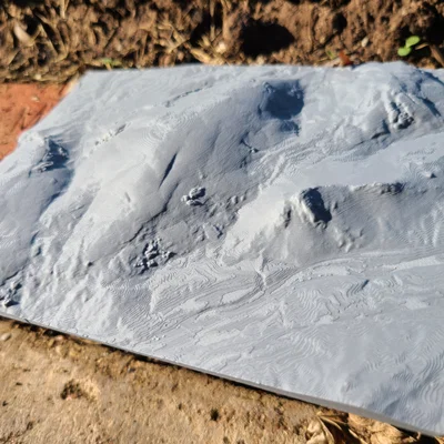 Enchanted Rock – Mô hình địa hình từ dữ liệu USGS Lidar