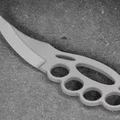 Dao tay cầm Knuckle Duster (Knife with Knuckle Duster Handle) - Thumbnail 2