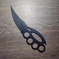 Dao tay cầm Knuckle Duster (Knife with Knuckle Duster Handle) - Thumbnail 3
