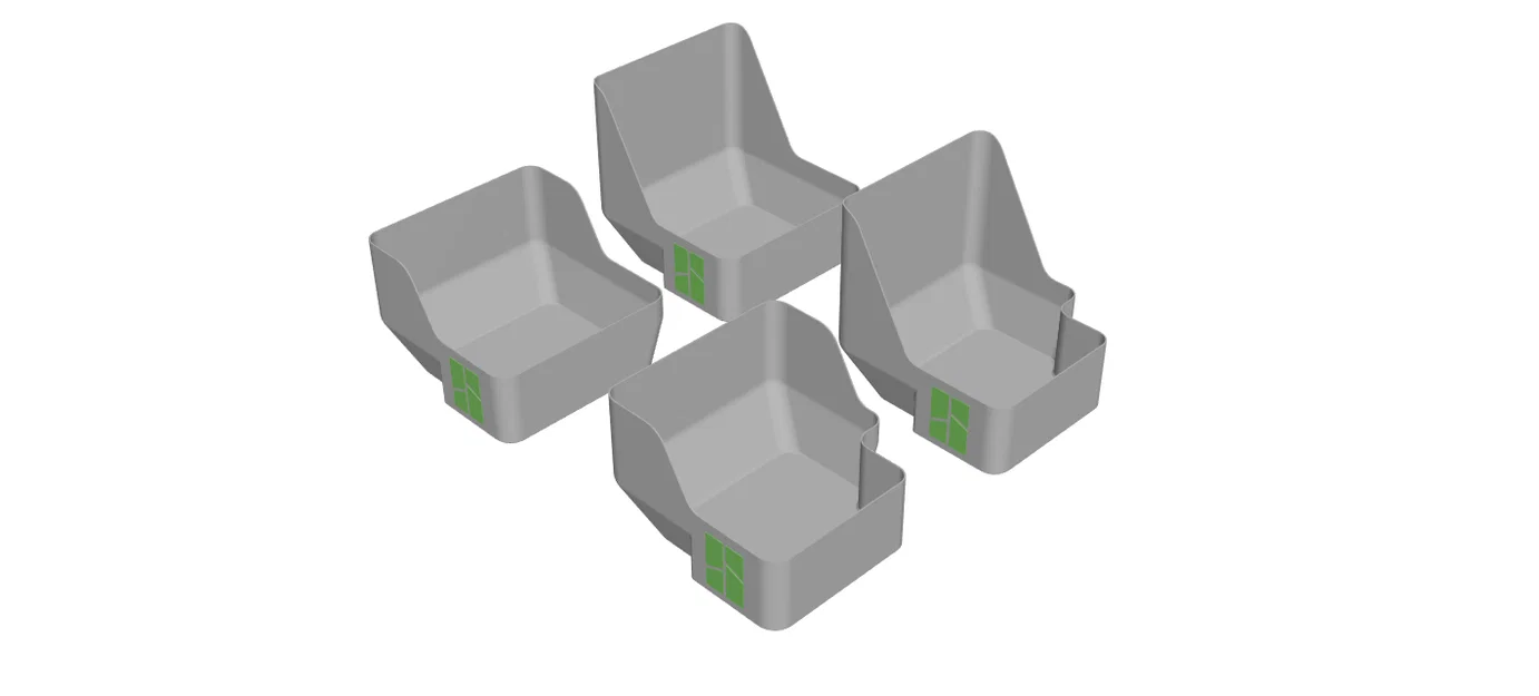 Thùng rác thải (waste bin) cho Bambu Lab A1 mini - Image 1