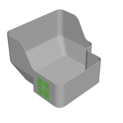 Thùng rác thải (waste bin) cho Bambu Lab A1 mini