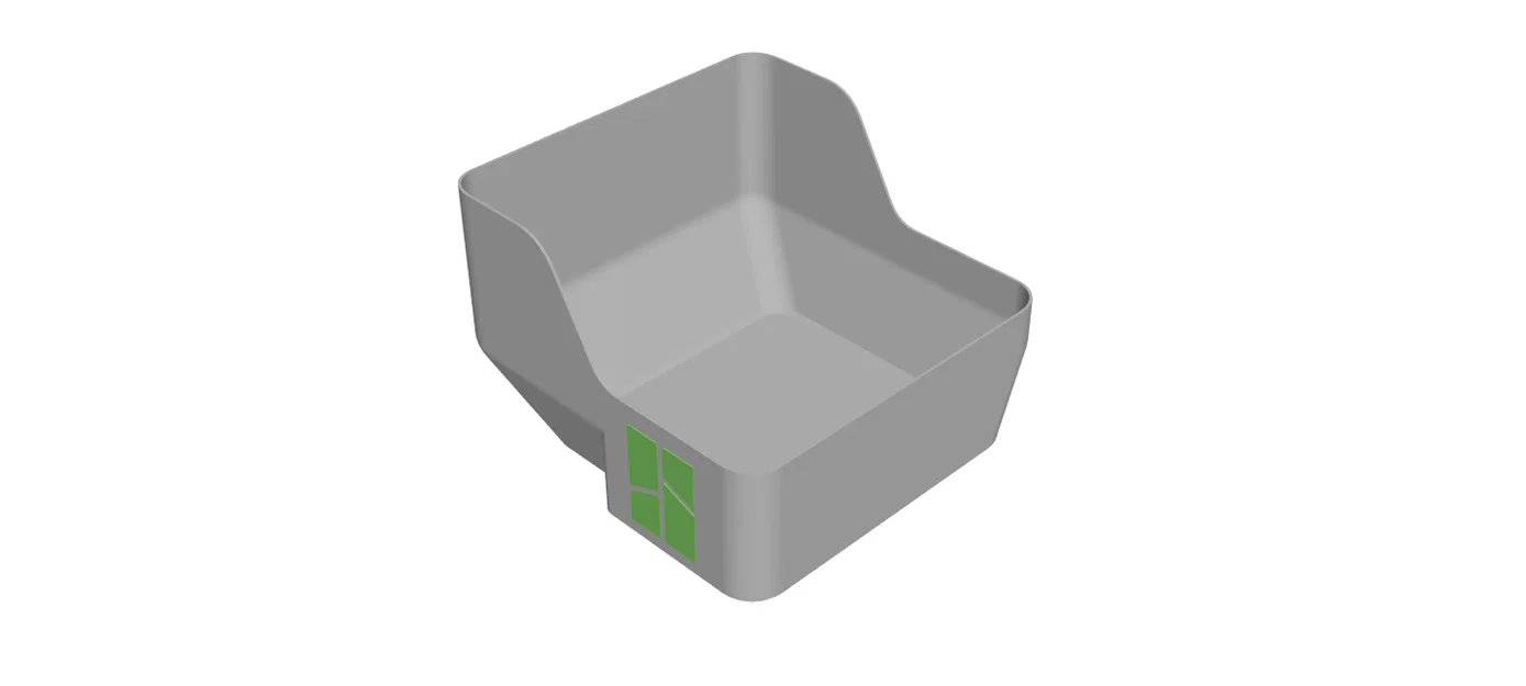 Thùng rác thải (waste bin) cho Bambu Lab A1 mini - Image 3