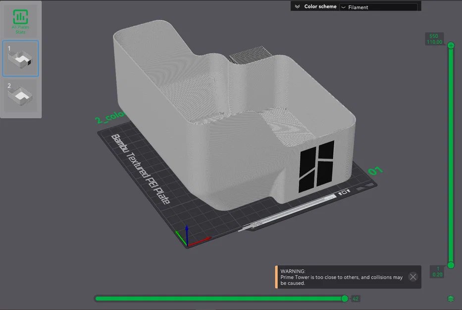 Thùng rác thải (waste bin) cho Bambu Lab A1 mini - Image 6