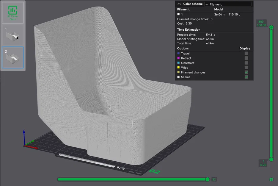 Thùng rác thải (waste bin) cho Bambu Lab A1 mini - Image 13