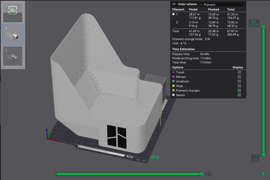 Thùng rác thải (waste bin) cho Bambu Lab A1 mini - Image 14