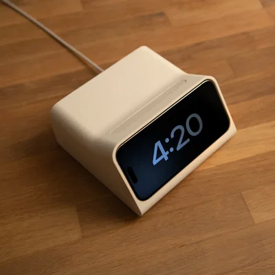 Đế Sạc 3D Cho iPhone 15 Plus và Apple Watch - Độc Đáo, Tiện Lợi