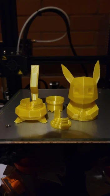 Mô hình máy xay Pikachu (Pikachu Grinder) - Thiết kế in 3D không support - Image 1