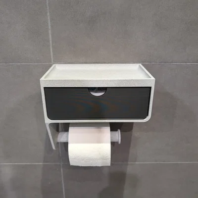 Giá Treo Giấy Vệ Sinh Kèm Ngăn Kéo