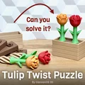 Tulip Twist Puzzle (Mô hình puzzle hoa tulip xoắn trang trí) - Thumbnail 2