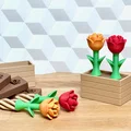 Tulip Twist Puzzle (Mô hình puzzle hoa tulip xoắn trang trí) - Thumbnail 5