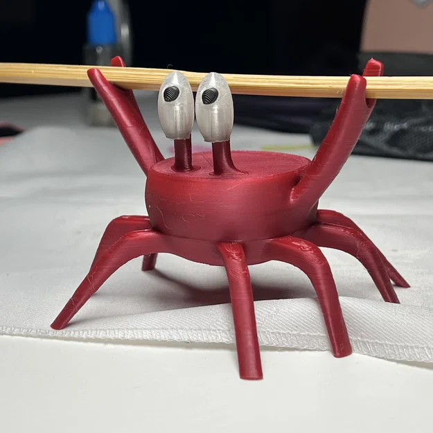 Mô hình chú cua để thìa, bút trang trí bàn làm việc (Crab spoon rest) - Image 1