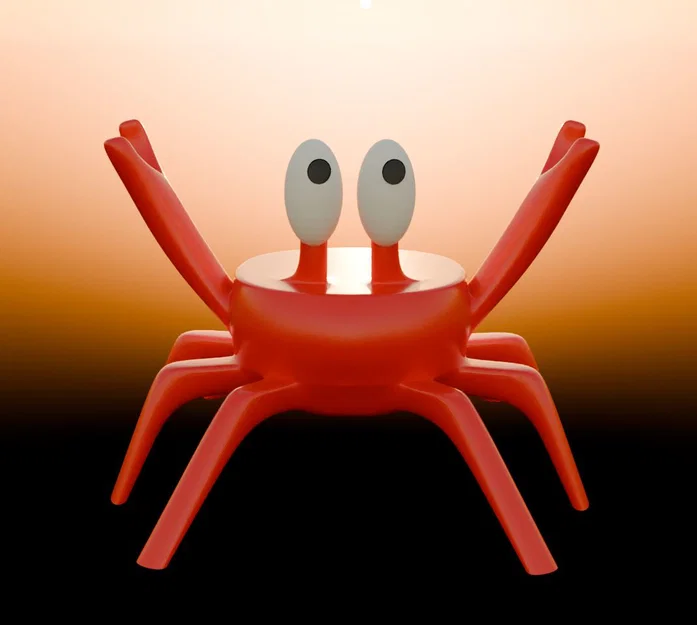 Mô hình chú cua để thìa, bút trang trí bàn làm việc (Crab spoon rest) - Image 3