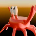 Mô hình chú cua để thìa, bút trang trí bàn làm việc (Crab spoon rest) - Thumbnail 4