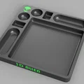 Khay đựng ốc vít và linh kiện 3D Alien in 3D tiện lợi - Thumbnail 1