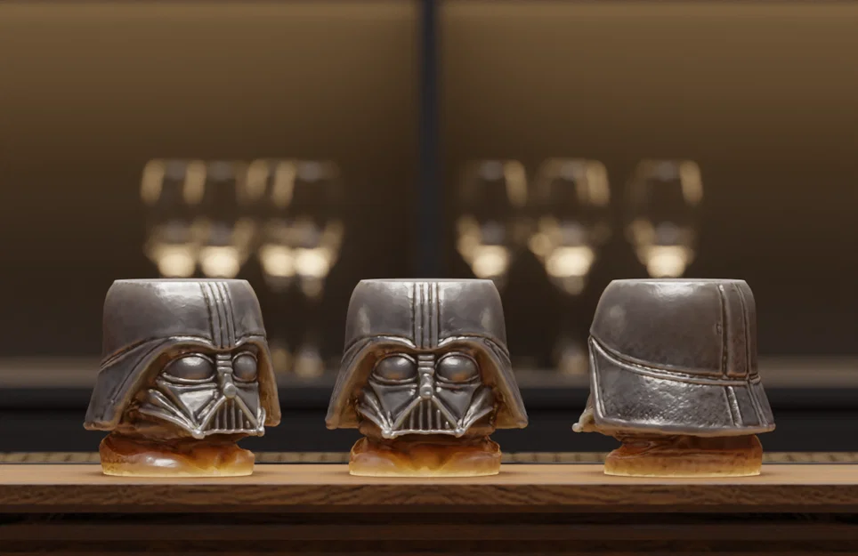 Ly uống rượu hình mũ Darth Vader – Phụ kiện độc lạ cho fan Star Wars - Image 1