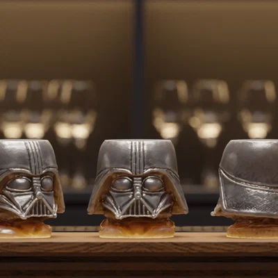 Ly uống rượu hình mũ Darth Vader – Phụ kiện độc lạ cho fan Star Wars