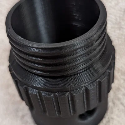 Đầu nối chuyển đổi nắp chai sang chuẩn ren 40mm NATO