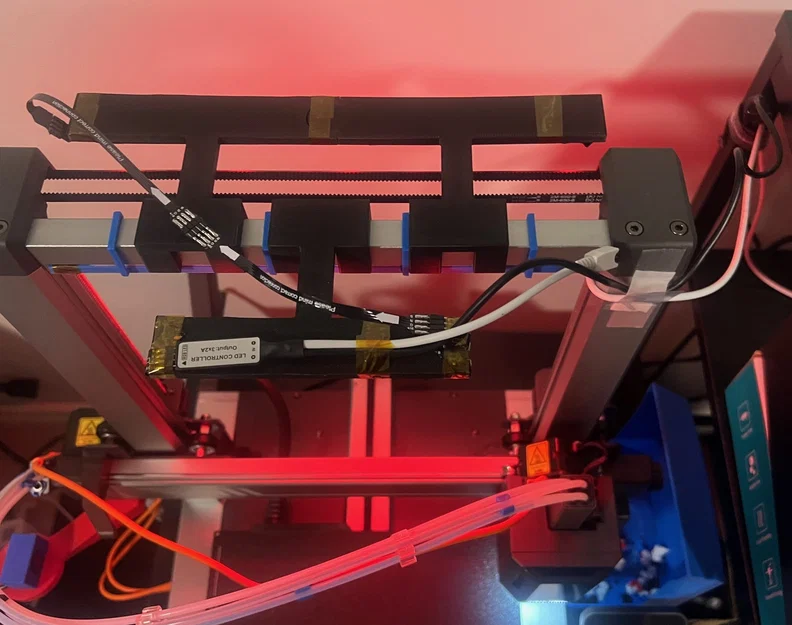 Anycubic Kobra 3 - Holder đèn LED Lightbar - Image 5