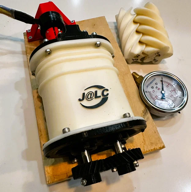 Máy nén trục vít in 3D (3d Printed Screw Compressor) - Image 1