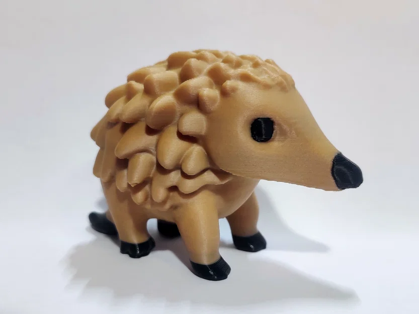 Mô hình chú Tê tê con (Baby Armadillo) dễ thương in 3D - Image 1